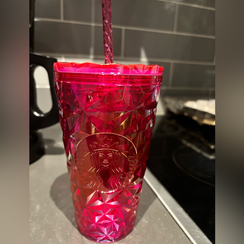 Starbucks tumbler Prism red